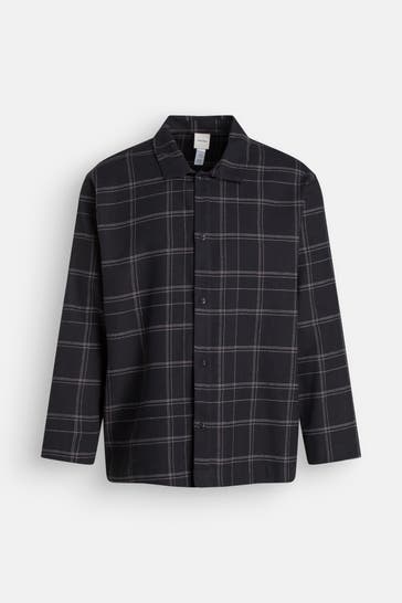 CALVIN KLEIN Pyjama-Hemd schwarz