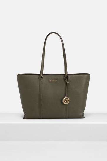 MICHAEL MICHAEL KORS Shopper 'Temple' dunkelgrün