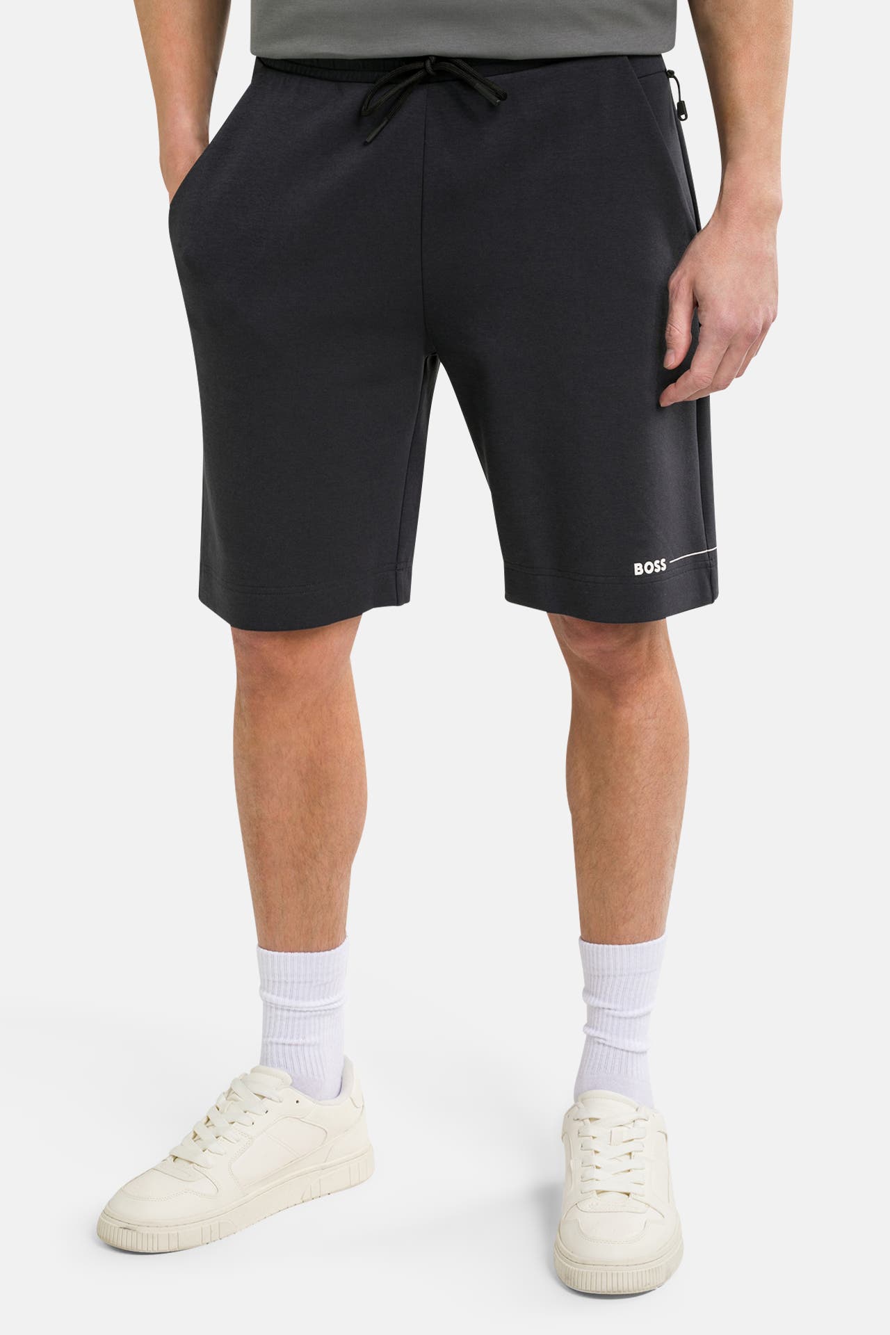 BOSS GREEN Sweatshorts 'Headlo' dunkelgrau, Bild 1