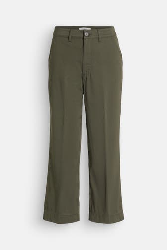BA&SH Stoffhose 'Estin' tannengrün