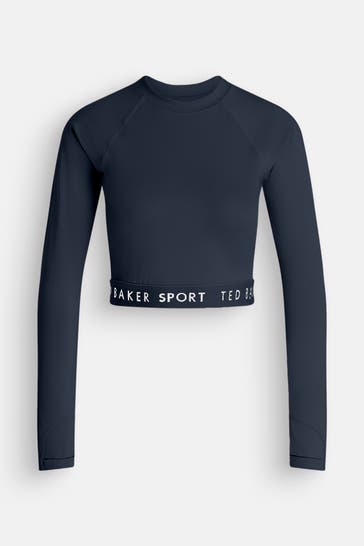 TED BAKER Longsleeve 'Victoria' navy