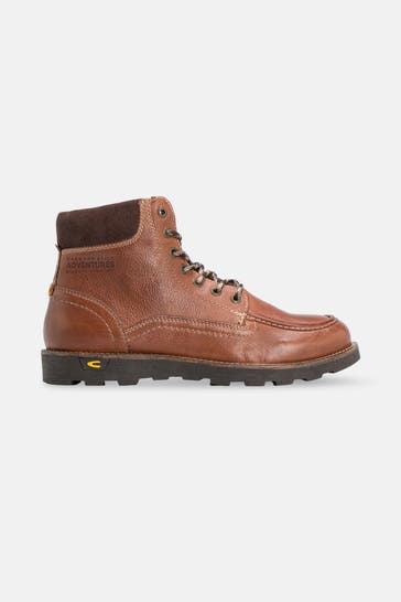 CAMEL ACTIVE Schnürstiefel dunkelbraun