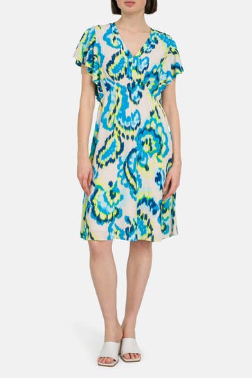 COMMA, Kleid gemustert