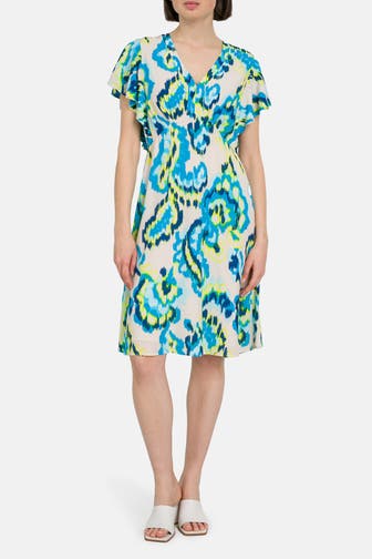 COMMA, Kleid gemustert