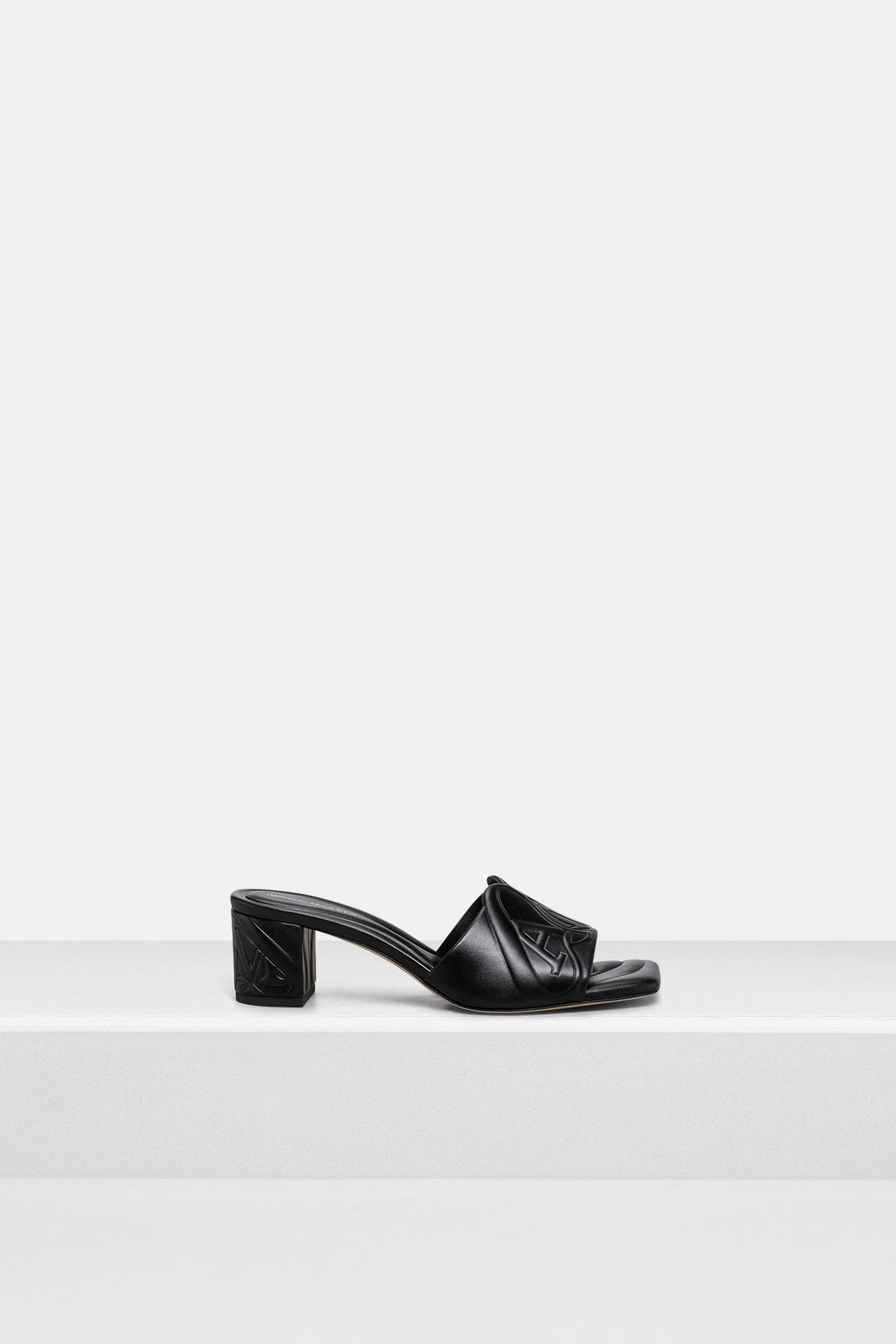 ALEXANDER MCQUEEN Leder-Mules schwarz, Bild 1