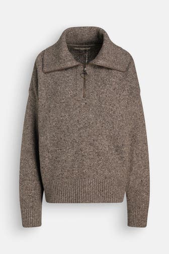 BARBOUR Wollmix-Troyer grau