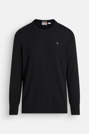 TIMBERLAND Wollmixpullover schwarz