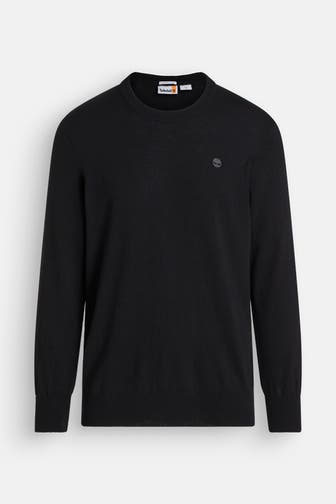 TIMBERLAND Wollmixpullover schwarz