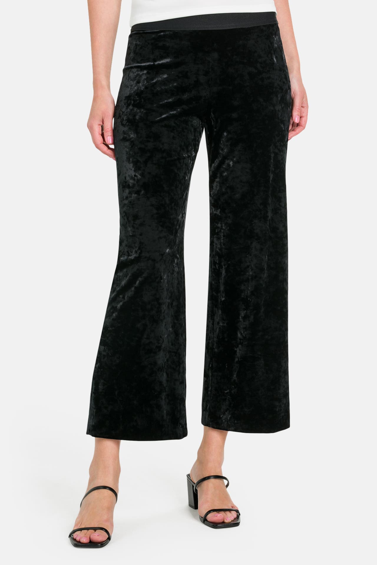 RAFFAELLO ROSSI Samthose schwarz, Bild 1