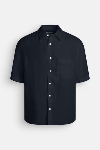 MARC O'POLO Leinen-Kurzarmhemd Regular Fit