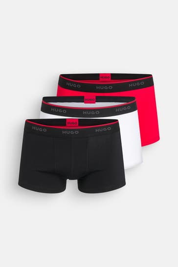 HUGO 3er-Pack Boxer Trunks mehrfarbig