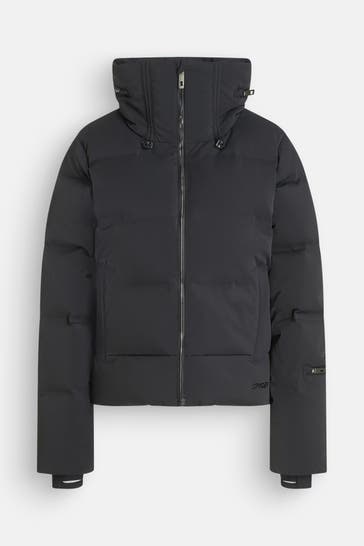 SPYDER Daunen-Skijacke schwarz