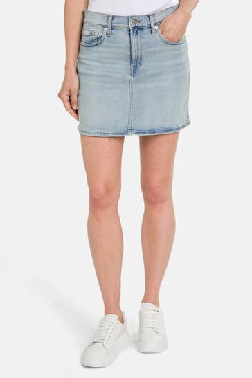 CK JEANS Jeansrock 'Dover' hellblau