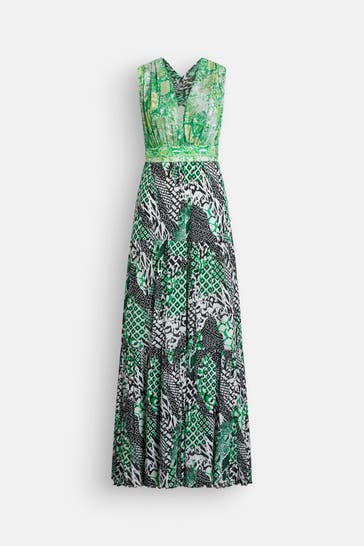 DIANE VON FURSTENBERG Wende-Maxikleid gemustert