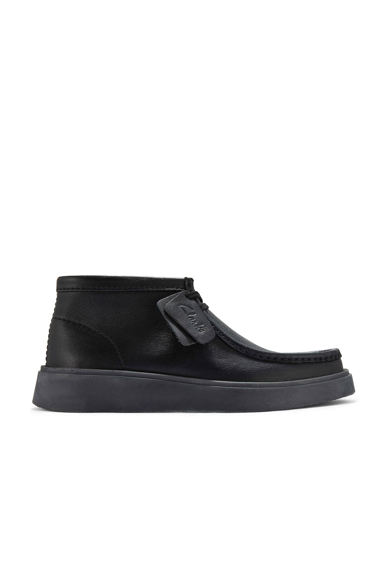 CLARKS Lederschnürer 'Torview Hi' schwarz, Bild 1