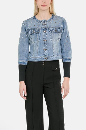 FRIEDA & FREDDIES NY Jeansjacke blau