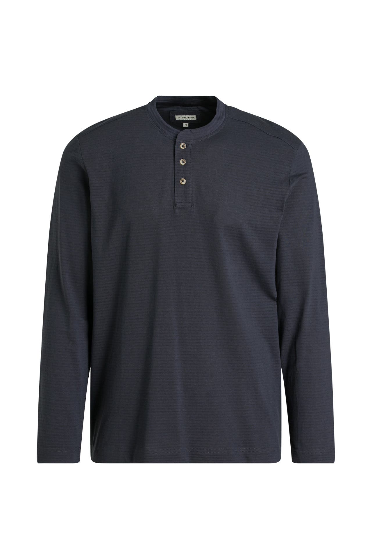 TOM TAILOR Herren Longsleeve 1039895 – Regular Fit, Rundhals, Mit Brustprint, Aus Weichem Jersey