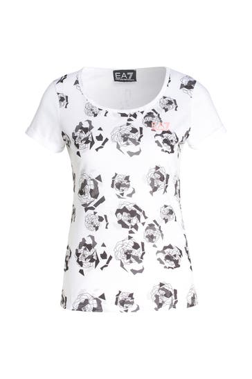 EA7 T-Shirt gemustert