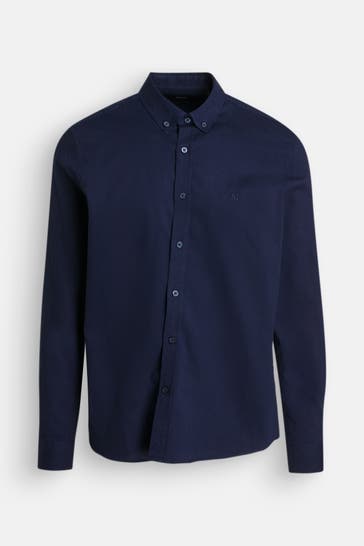 MAVI Jersey-Hemd navy