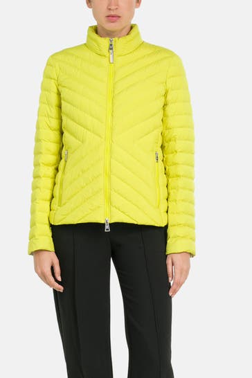 FUCHS SCHMITT 'Toronto' lightweight Quilted Jacket, lemon yellow