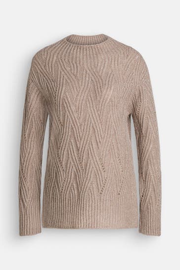 RIANI Strickpullover braun