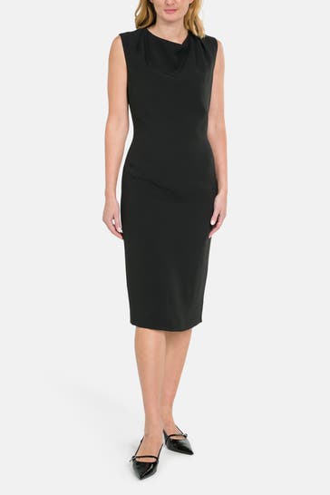 BOSS Kleid 'Dezuki' schwarz