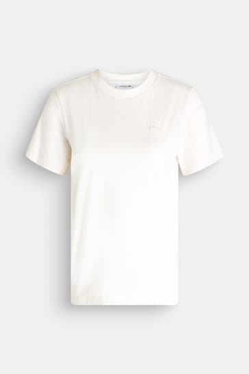 LACOSTE T-Shirt ecru