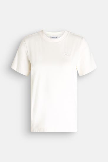 LACOSTE - T-Shirt ecru