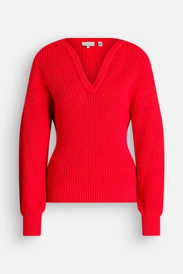 TED BAKER Strickpullover signalrot