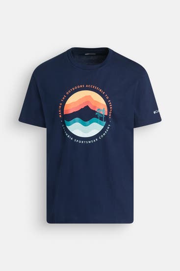 COLUMBIA - T-Shirt navy