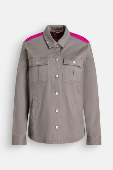 LIEBLINGSSTÜCK Übergangsjacke oliv gemustert