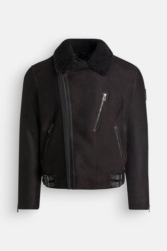 BELSTAFF Lederjacke schwarz