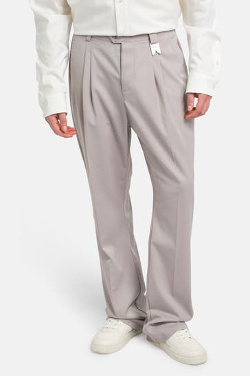 ROUGH. Wollmix-Hose 'Serene 'taupe