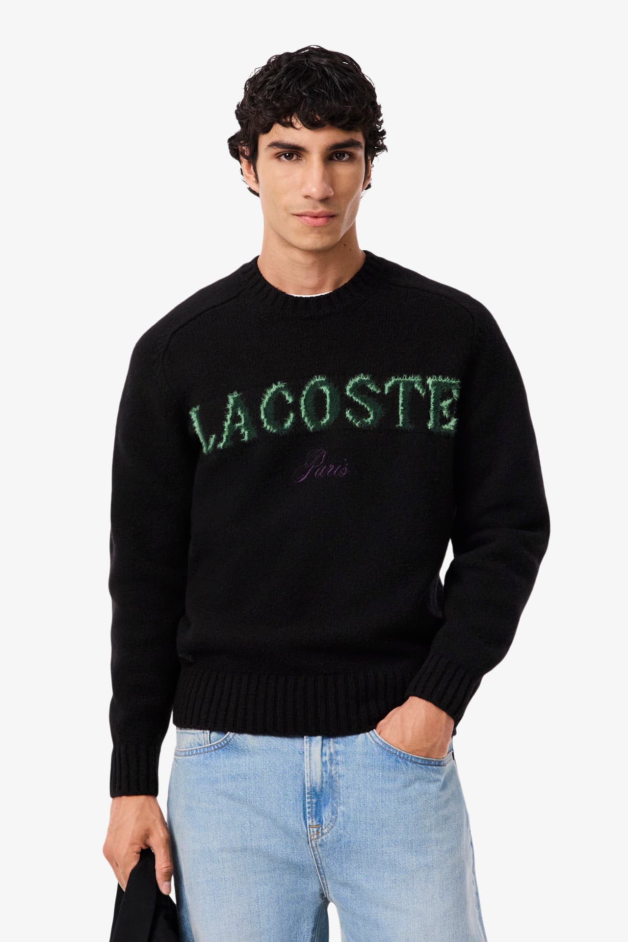 LACOSTE Wollmix-Pullover schwarz, Bild 1