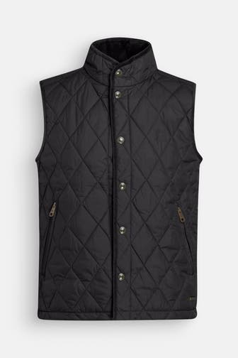 SUPERDRY Steppweste schwarz