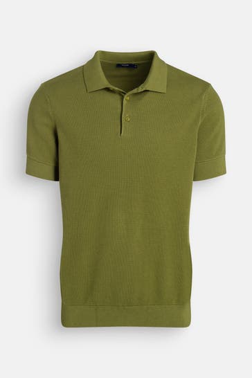 HECHTER Paris Strick-Polo oliv