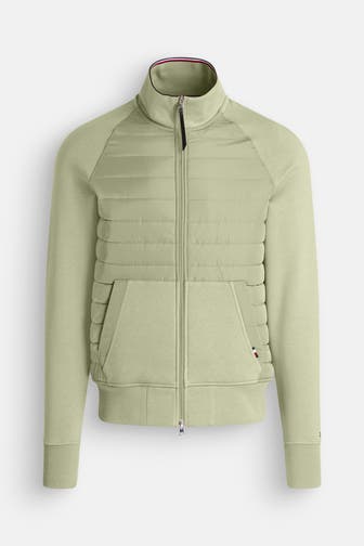 TOMMY HILFIGER Sweatjacke lindgrün