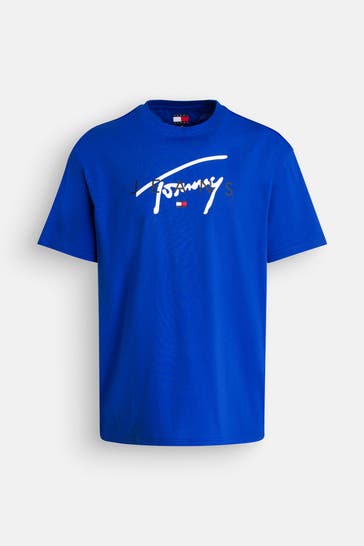TOMMY JEANS T-Shirt royalblau