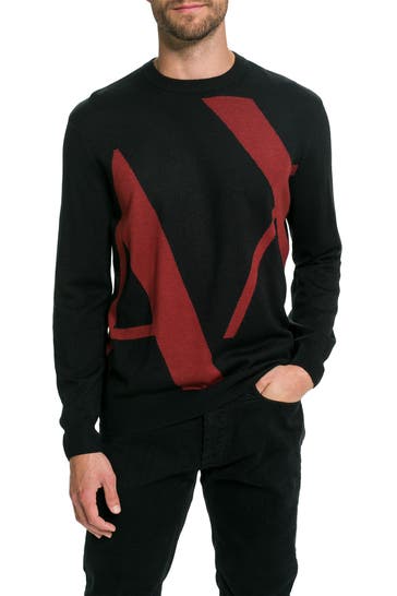 ARMANI EXCHANGE Strickpullover zweifarbig