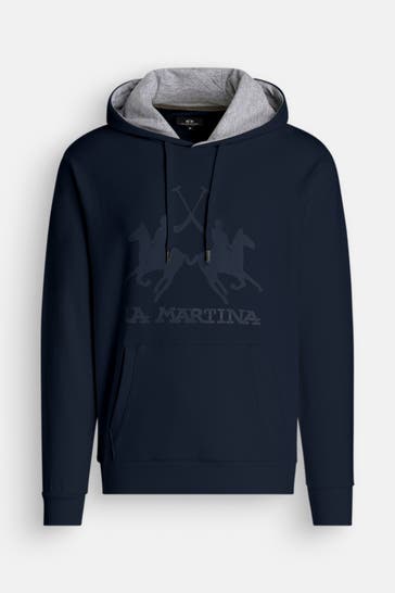 LA MARTINA Hoodie dunkelblau