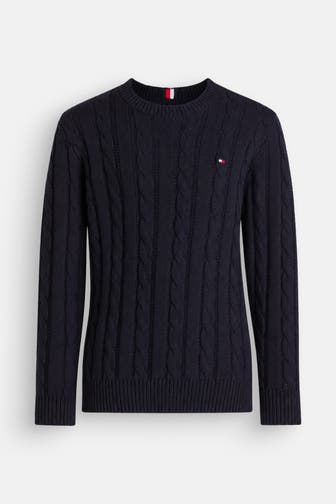 TOMMY HILFIGER Strickpullover nachtblau