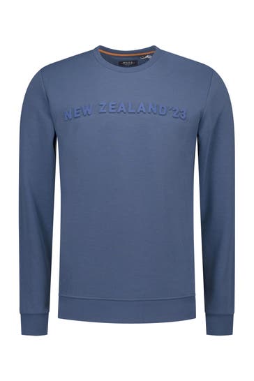 NEW ZEALAND AUCKLAND Sweatshirt azurblau