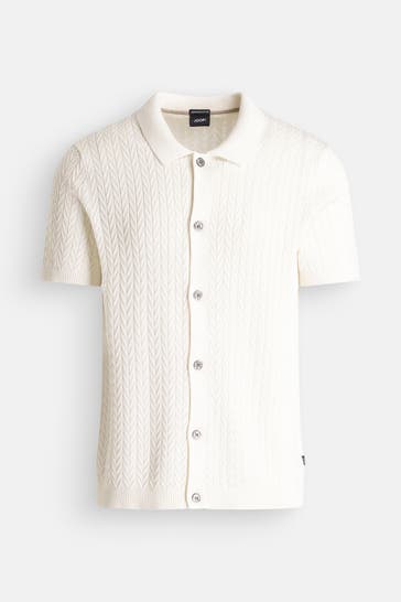 JOOP! Strickshirt 'Tristao' weiß