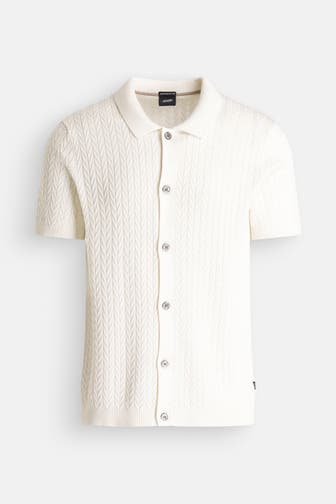 JOOP! Strickshirt 'Tristao' weiß