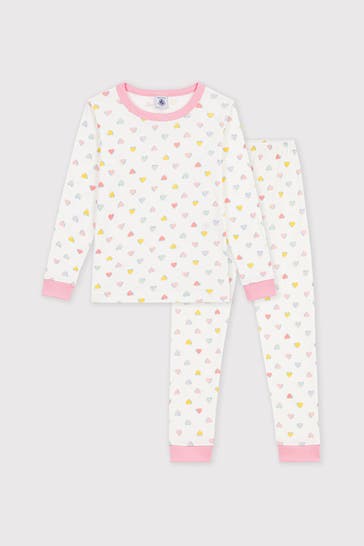 PETIT BATEAU Pyjama gemustert
