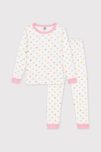 PETIT BATEAU Pyjama gemustert