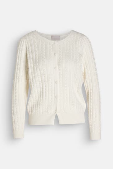HEMISPHERE Strickjacke ecru