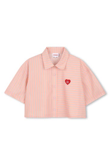 HUGO Kurzarnhemd mehrfarbig