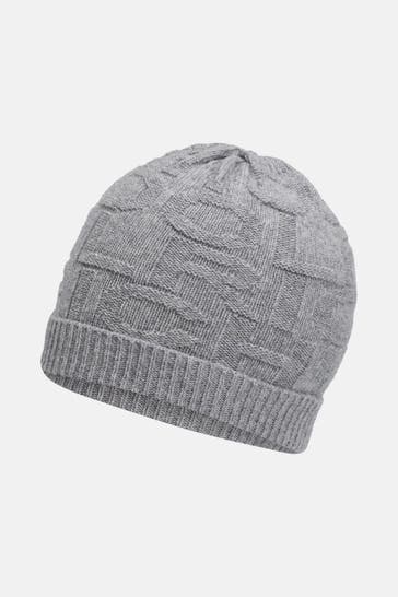 WOOLRICH Wollmix-Mütze grau unisex