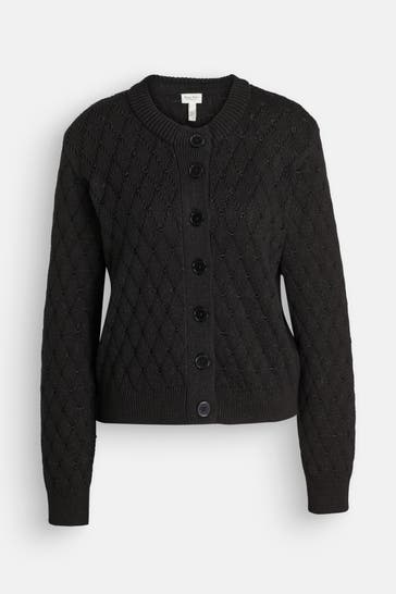 PART TWO Strickjacke 'Vesna' schwarz